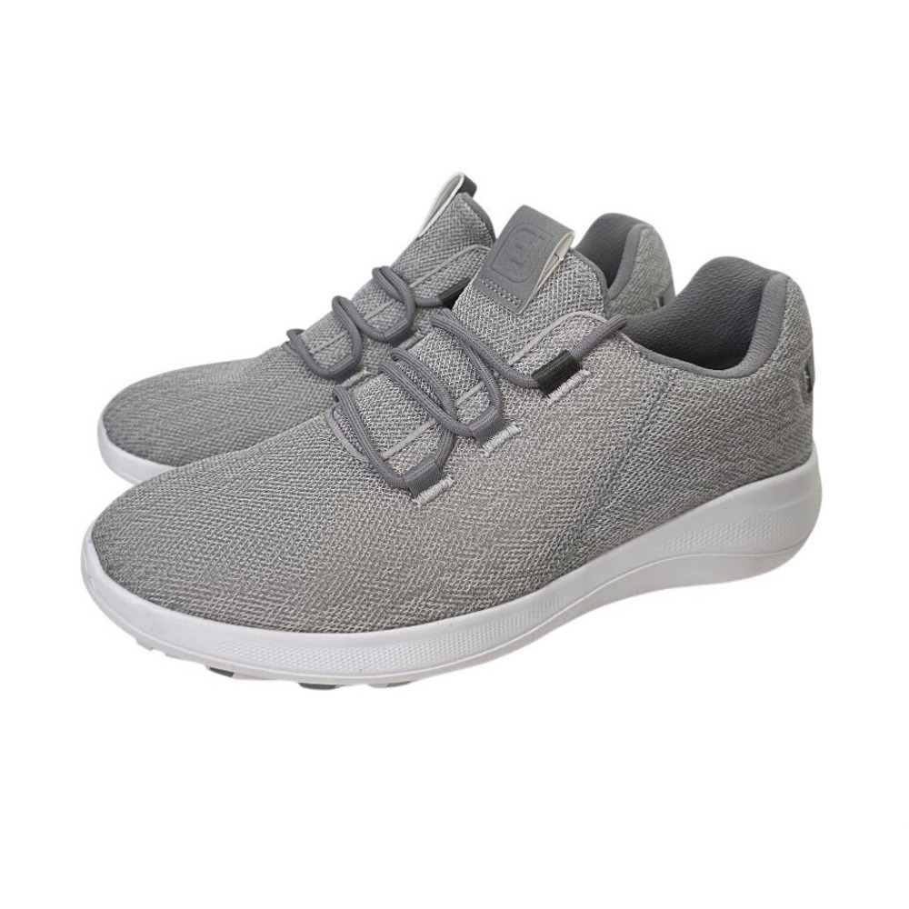 FootJoy Men 8.5 XW FJ Coastal Flex Golf Shoes Grey Spikeless Mesh Sneakers 56138